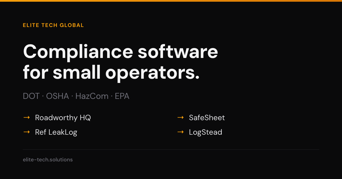 Elite Tech Global | Software for Growing Businesses